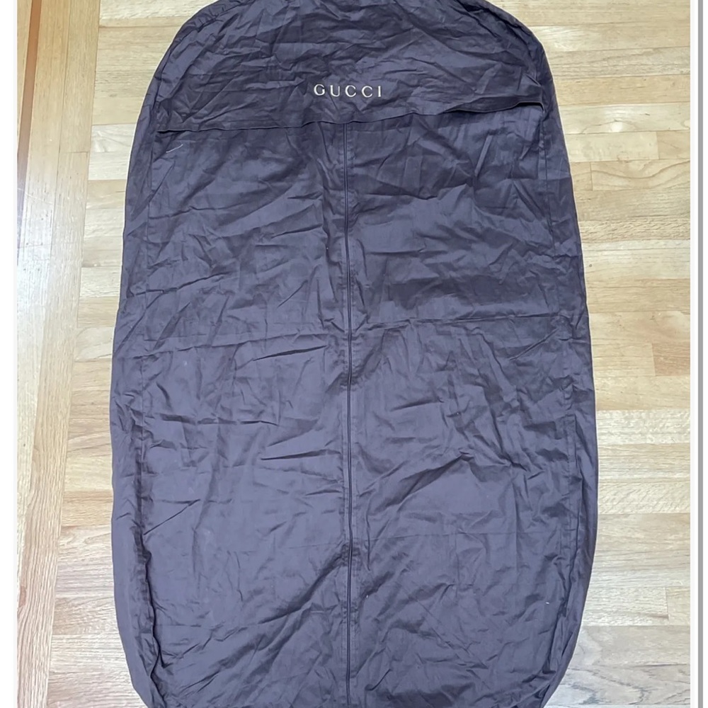 GUCCI Brown Authentic Garment Bag Dust Bag Travel Storage Cover Case 55” x 33”